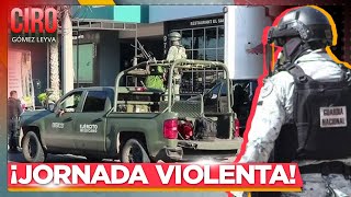 Balaceras y dos muertos Así una nueva jornada violenta en Culiacán Sinaloa  Ciro Gómez Leyva [upl. by Ano846]