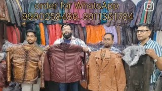 100 Genuine leather jackets and Bags leather jackets Tajleather [upl. by Ayvid]