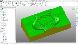 PowerMill 2018 Getting Started  Tutorial 5  Finishing Toolpaths [upl. by Encratis]