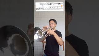 chromatic scale practice High notes trumpet [upl. by Atnas]