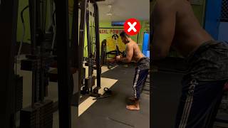 Triceps rope push down workout mistake for Beginners 🚫  Triceps workout tricepsworkout [upl. by Coonan]