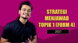 FUNGSI amp PERSAMAAN KUADRATIK  FORM 4 BAB 1  2021  STRATEGI MENJAWAB [upl. by Ennaeilsel610]