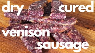 Venison Landjaeger  German Hunters Sausage  Gourmet Woodsman [upl. by Stefa]