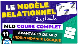 Modèle Relationnel de Données en Darija 11 Les avantages de modèle relationnel [upl. by Susejedairam]