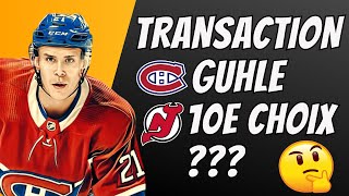 Canadiens Kaiden Guhle contre le 10e choix 2024 des Devils [upl. by Legge]