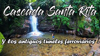 CASCADA SANTA RITA y túneles antiguos Salento Quindío  ¿Cómo llegar Ruta Cali  Salento Parte 2 [upl. by Kramer]