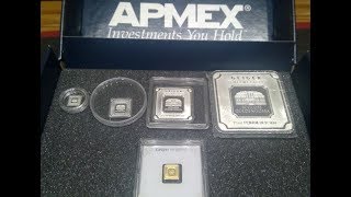 APMEX Silver and Gold Unboxing  Geiger Style [upl. by Ahsiuqal]