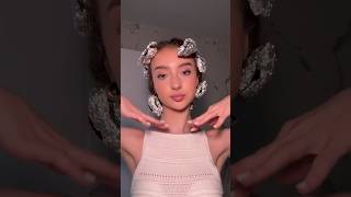 heatless curls with aluminum foil voluminous hair overnight [upl. by Alikahs505]