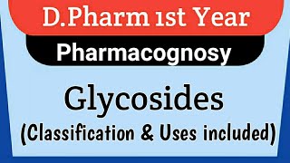 Glycosides Pharmacognosy Classification Properties Role Uses Pharma Realm [upl. by Titus]