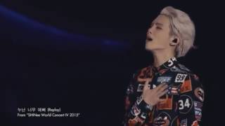 JONGHYUN CRIES SHINEE WORLD CONCERT IV 2015 [upl. by Annerb]