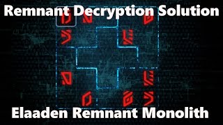 Mass Effect Andromeda Elaaden Remnant Monolith Decryption Puzzle Solution [upl. by Jarnagin73]