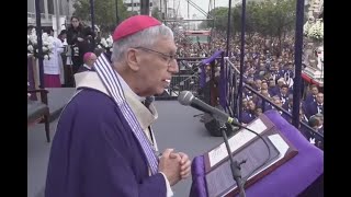 Monseñor se pronunció sobre recientes protestas en San Marcos y paro por extorsiones [upl. by Keary]