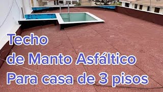 🛖 Techo de Manto Asfáltico para una casa de 3 pisos con Drywall tabla roca Tips y consejos Pt1️⃣ [upl. by Oryaj288]