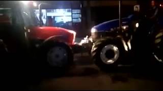 Same 3 Argon 80 vs New Holland TD95D [upl. by Erodaeht]