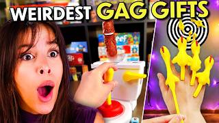 The Weirdest Gag Gifts On The Internet  Try Not To Touch Challenge [upl. by Asli636]