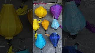 Hoi An bamboo silk lanterns  Mix size and color [upl. by Yahsram]