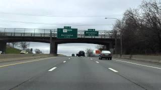 East Providence Expressway Interstate 195 eastbound [upl. by Gypsie]