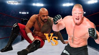 FULL SEGMENT  WWE 2k23 Brock Lesnar vs Ricochet [upl. by Burroughs589]