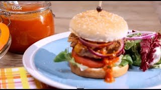 Pompoenburger met homemade ketchup [upl. by Wightman411]