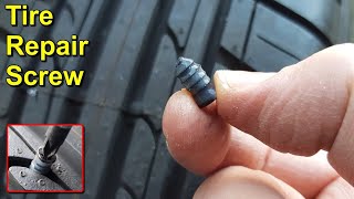 Tire Repair  Fastest and Cheapest Puncture Repair Kit [upl. by Myrvyn]