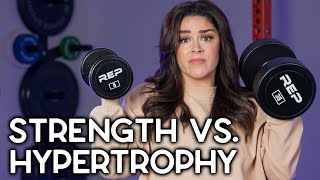 Program Design for Strength vs Hypertrophy [upl. by Nylesor]