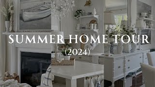 SUMMER HOME TOUR 2024  Cozy Cottage Style  Home Decor Ideas [upl. by Buff428]