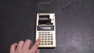 Video Teste Calculadora Impressora Casio HR8A Com Defeito [upl. by Llerraf]