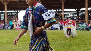 Ochapowace Powwow 2019 Jr Girls Traditional Sunday [upl. by Olympia997]