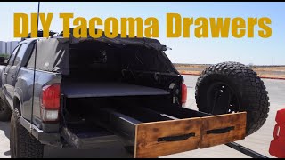 DIY Tacoma Bed Drawers Tacoma Bed Camping Build Pt2 [upl. by Modesta]