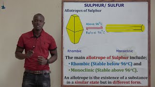 2 Allotropes Properties amp Uses of Sulphur Chemistry Form 3 [upl. by Bega]