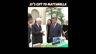 Xi gifts containing lunar soil to Mattarella viralshorts [upl. by Berkman789]