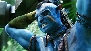 Neytiri and Jake vs Quaritch Final Battle Scene Avatar 2009 Movie Clip HD [upl. by Anor]