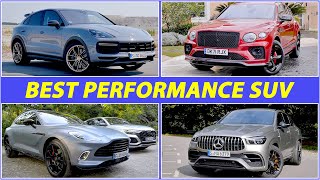 Best Performance SUV Urus vs Bentayga vs DBX vs RSQ8 vs Model X vs Cayenne Turbo vs GLE 63 vs X5 M [upl. by Ramalahs]