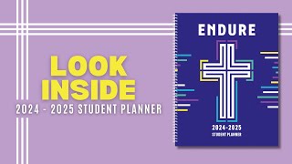 Look Inside the 2024 – 2025 Christian Student Planner [upl. by Anerol]