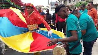 Londa Ke Naach in Suriname Live by Soeradj Mangre Arriving at the Dulhins place [upl. by Eenor142]