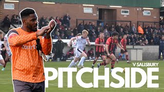 PITCHSIDE Stoke take on Salisbury [upl. by Assetnoc201]