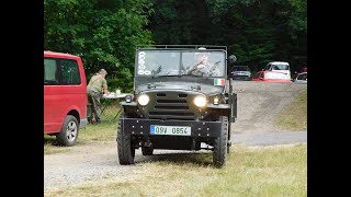 Moravskou uvrati 2022  Onboard  Fiat AR 59 Campagnola 1960 [upl. by Igor]