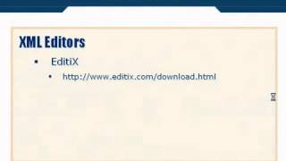 XML Tutorial 12 XML Editors [upl. by Kcirdehs152]