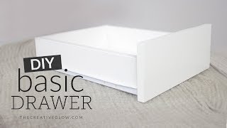 DIY Basic Drawer  Easy amp Strong [upl. by Hadeehuat]