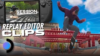 Session Skate Sim on Steam Deck  Epic Replay Editor Clips 🎮🛹 [upl. by Columbyne675]