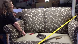 DIY Loveseat Upholstery tutorial with detailed tips Start to finish by a professional upholsterer [upl. by Melvin]