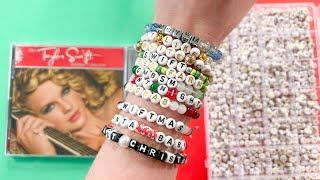 Perfect Gift for a Swiftie Friendship Bracelets Christmas Themed Taylor’s Version [upl. by Lehsreh645]