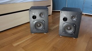 Old Delta speakers 2x30W with Muse amp  Disassembly and playing music [upl. by Nileve371]