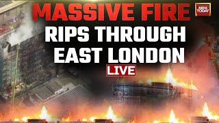 London High Rise Fire LIVE Hundreds Evacuated After Massive Fire Breaks Out In Londons Dagenham [upl. by Haikan530]