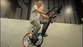 KEISER M3I INDOOR CYCLE SPIN BIKE EXERCISE BIKE REVIEW AND DEMONSTRATION FITNESS STATIONARY BIKES [upl. by Idnil]