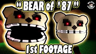 Premiere  BEAR of 87 quot A Name quot BEAR  First Footage  Roblox Bear  Alpha [upl. by Adore]