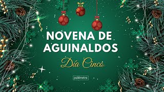 Novena de aguinaldos o novena de navidad Día 5  20 de Diciembre [upl. by Aniaj]