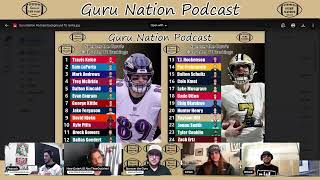 2024 Fantasy Football QB TE Rankings Live Debate PPR Guru Nation Podcast Real Fantasy Playmakers [upl. by Etty]