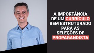 A importância de um currículo bem estruturado para a seleção de Propagandista Médico Vendedor [upl. by Alamaj196]