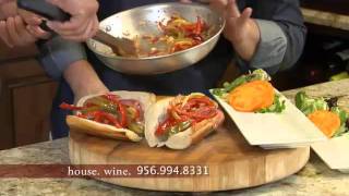 House wine amp Bistro Porchetta and Italian Sausage Sandwich on Savor the Flavor Part 4 [upl. by Nai565]